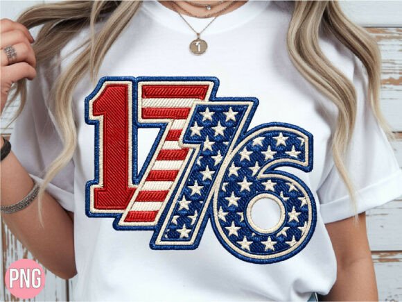 1776 Patriotic USA Embroidery PNG Review
