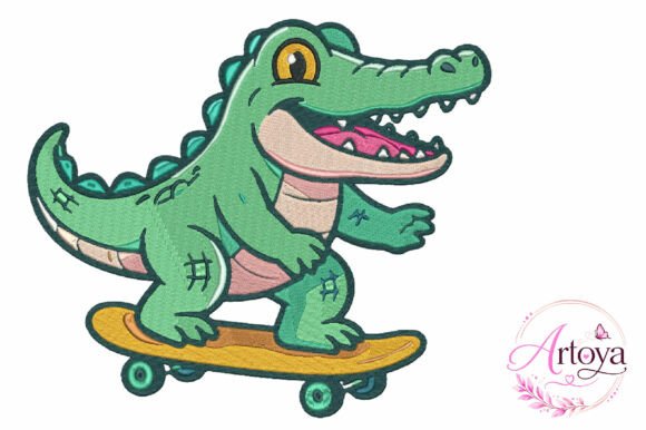 Alligator Embroidery Design Review