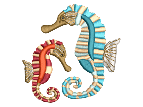 Colorful Seahorse Embroidery Review