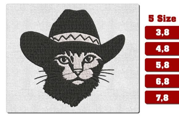 Cowboy Cat Embroidery - Western Kitty Review