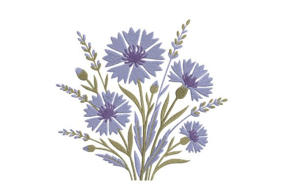 Lavender Wildflower Embroidery Design Review